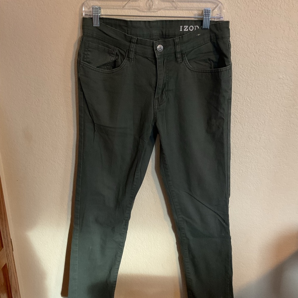 IZOD Men’s Green Jeans Size 30x30